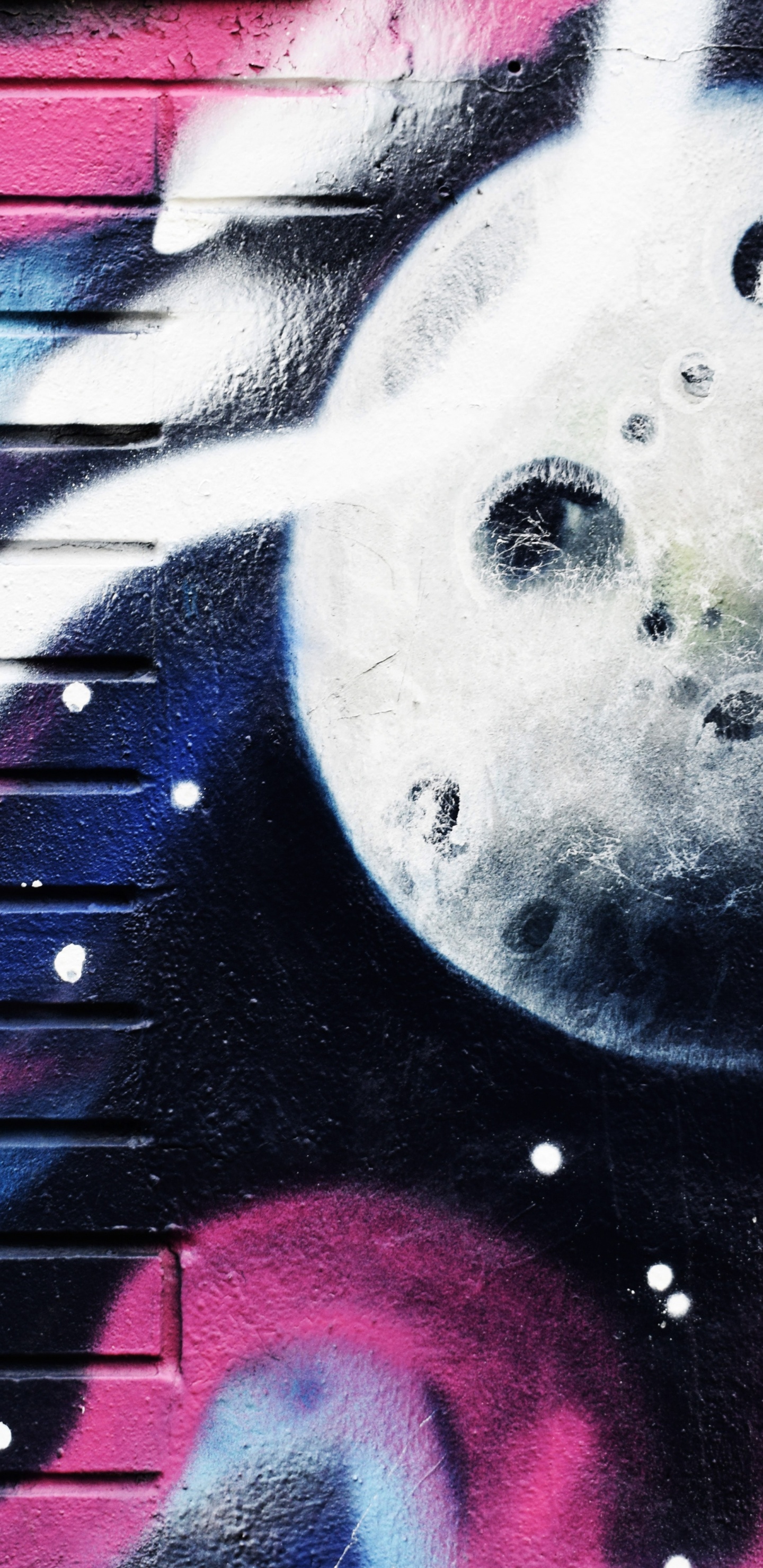 Обои граффити, уличное искусство, фреска, арт, графический дизайн в разрешении 1440x2960