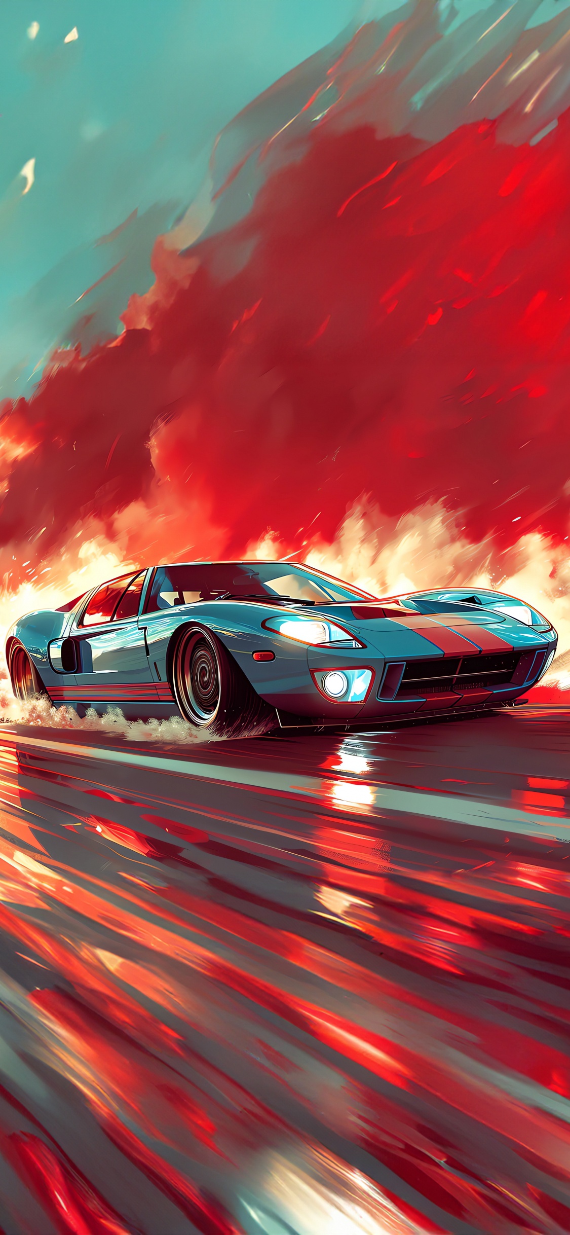 Обои Автомобильный, спорткар, легковые автомобили, спортивный гоночный автомобиль, Гранд туреры в разрешении 1125x2436