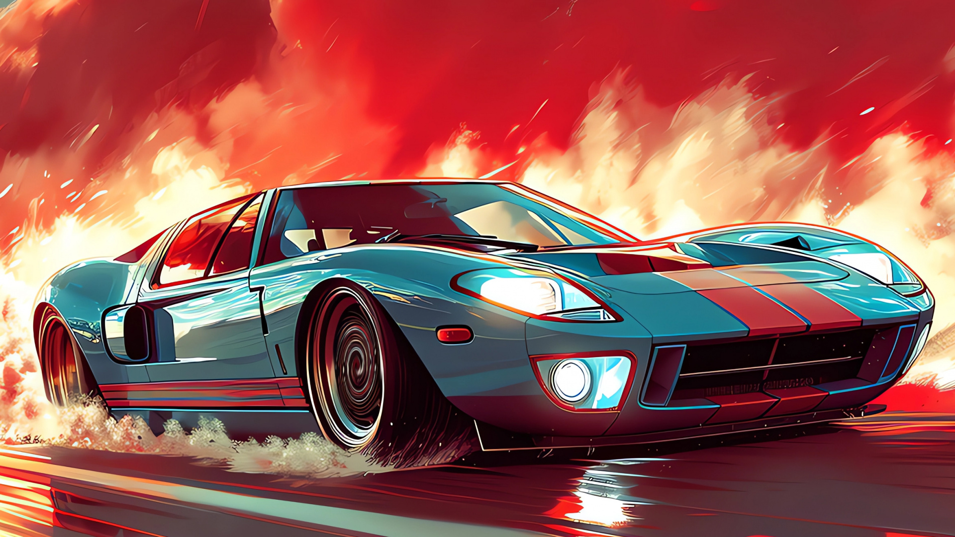 Обои Автомобильный, спорткар, легковые автомобили, спортивный гоночный автомобиль, Гранд туреры в разрешении 1920x1080