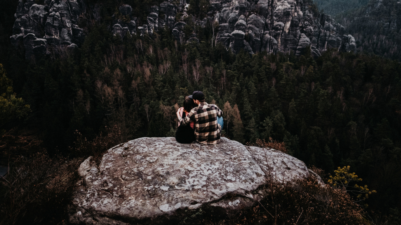 Обои саксонская Швейцария, дикая местность, рок, геология, валун в разрешении 1366x768