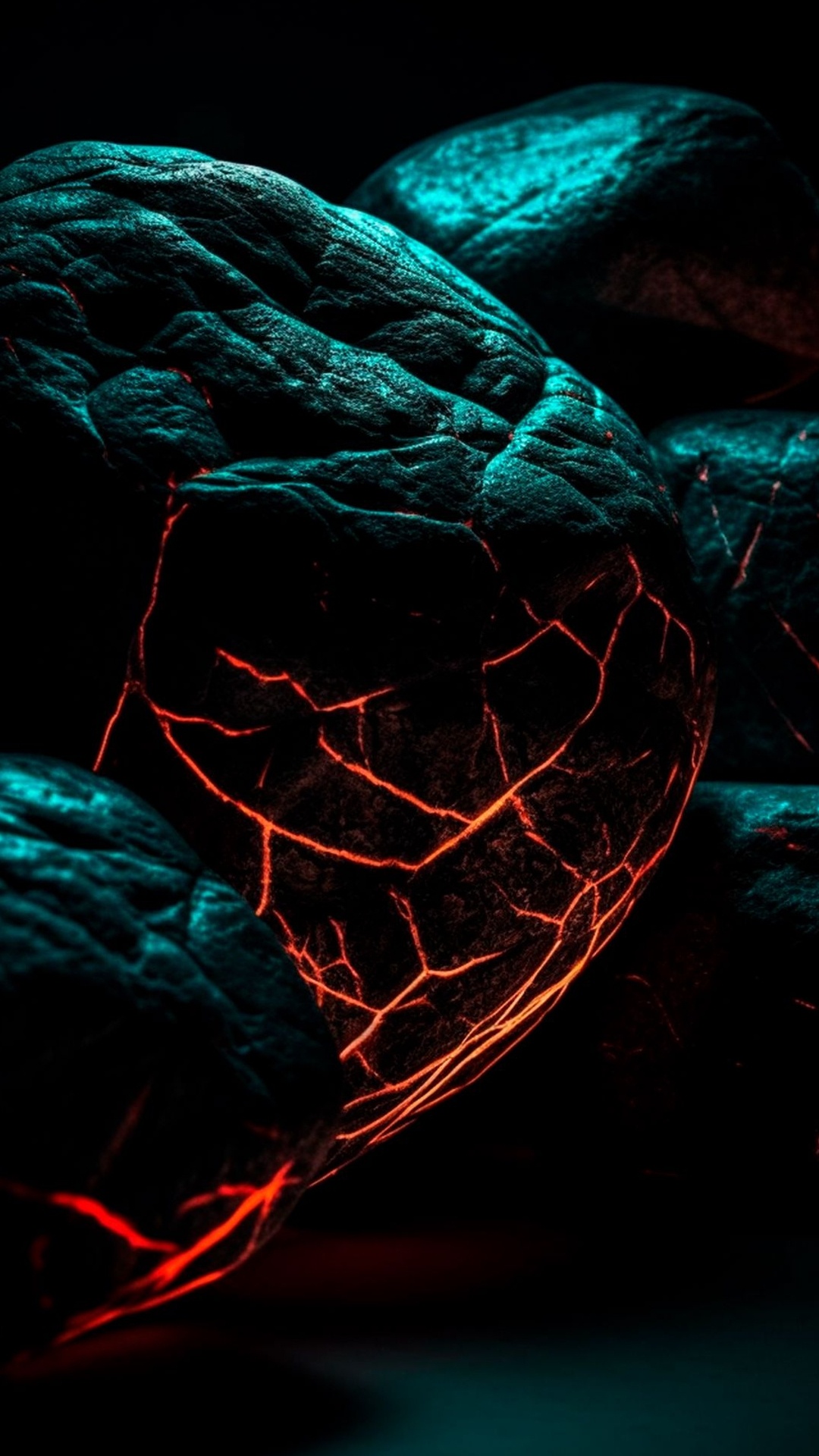 Обои темнота, шерсть, пурпурный цвет, электрик, узор в разрешении 1080x1920