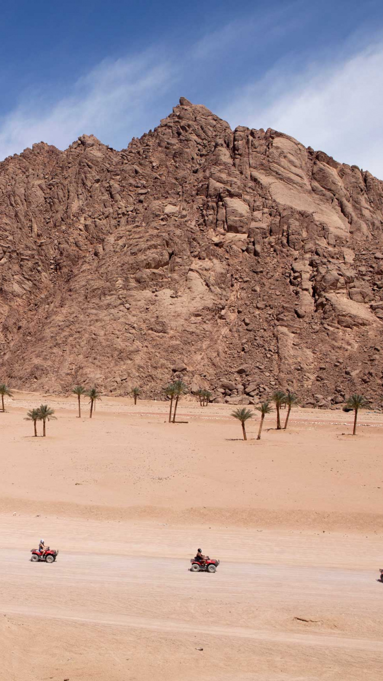 Обои Синайский Полуостров, туризм, горный рельеф, Вади, песок в разрешении 750x1334