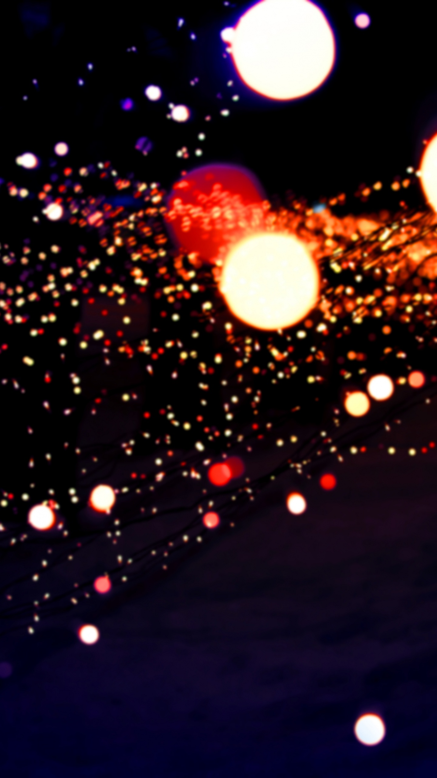 Обои свет, освещение, космос, ночь, Вселенная в разрешении 1440x2560