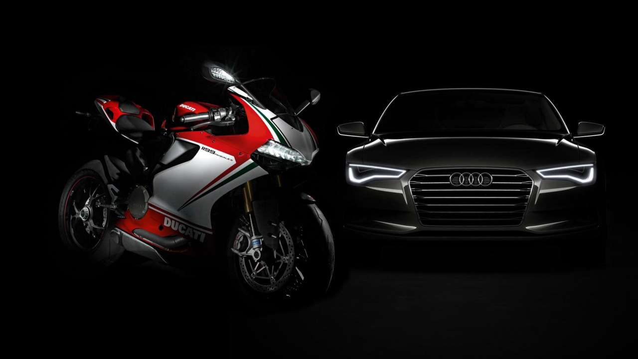 Обои дукати 1299, дукати 1199, ducati, мотоцикл, авто в разрешении 1280x720
