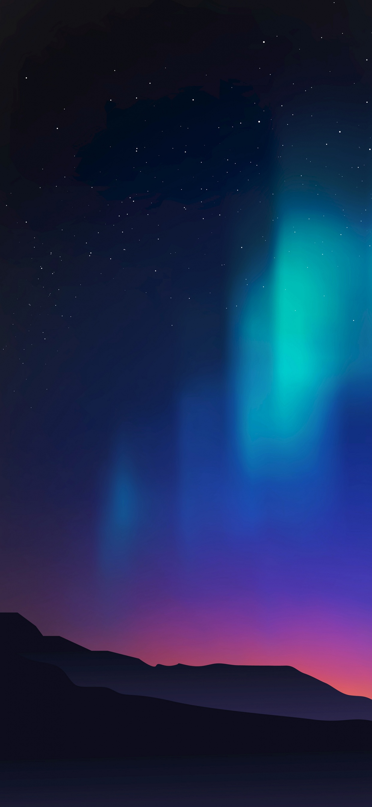 Обои атмосфера, дневное время, свет, природа, лазурный в разрешении 1242x2688