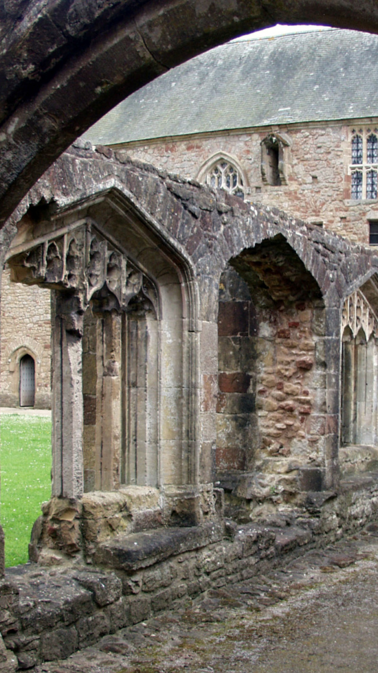 Обои историческое место, средневековая архитектура, история, развалины, средневековье в разрешении 750x1334