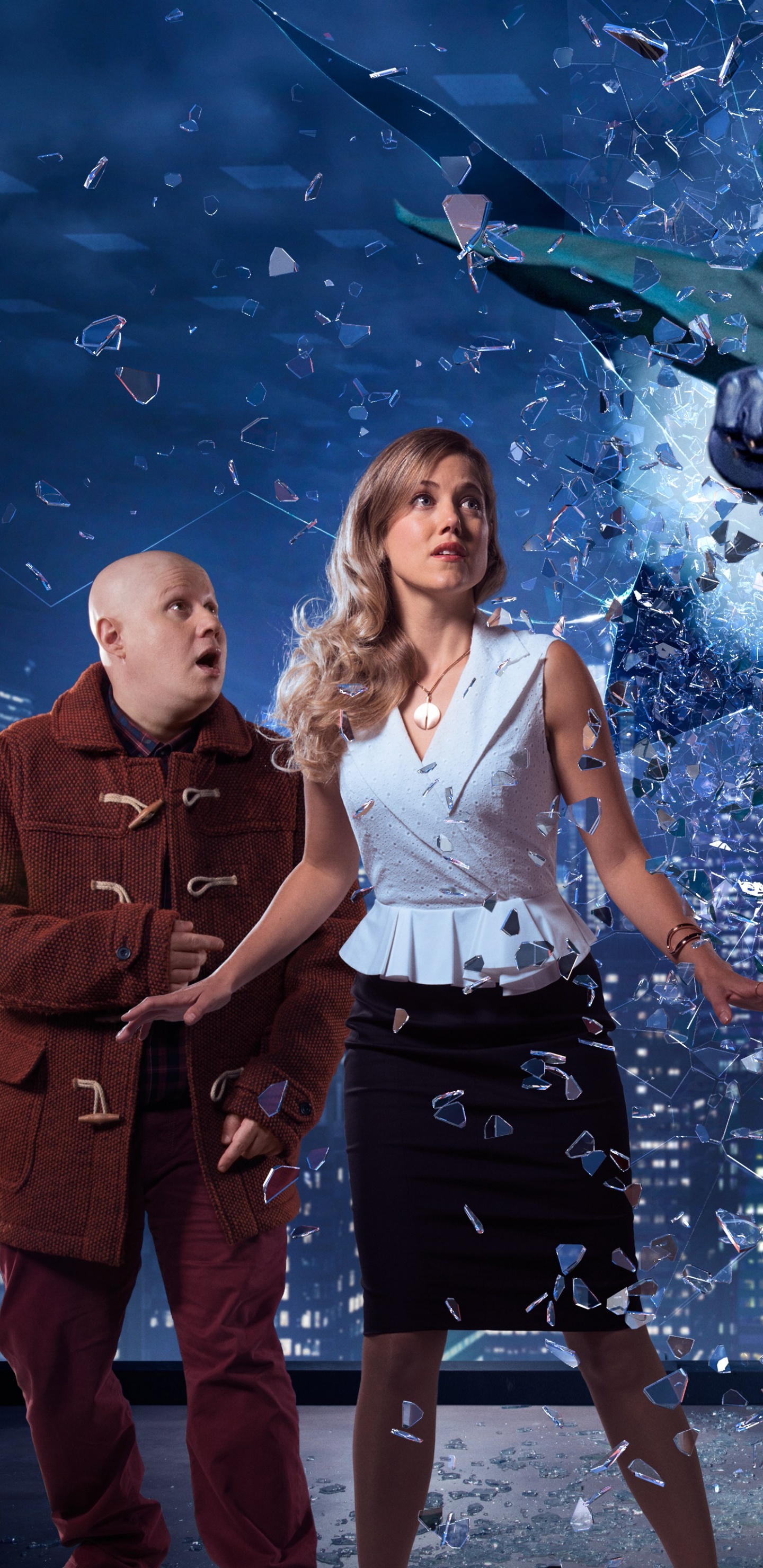 Обои Стивен Моффат, Доктор Кто, Возвращение доктора Мистерио, Двенадцатый Доктор, Питер Капальди в разрешении 1440x2960