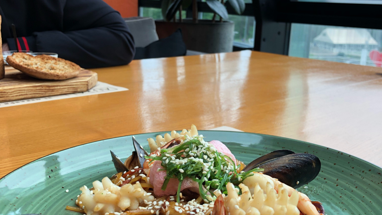 Обои итальянская кухня, Тайская кухня, вегетарианская кухня, китайская кухня, лапша в разрешении 1280x720