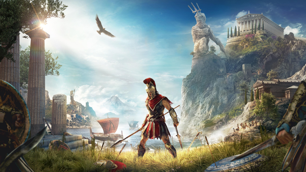 Обои Assassins Creed Odyssey, assassins creed, ассассинс Крид II, ubisoft, Кассандра в разрешении 1280x720