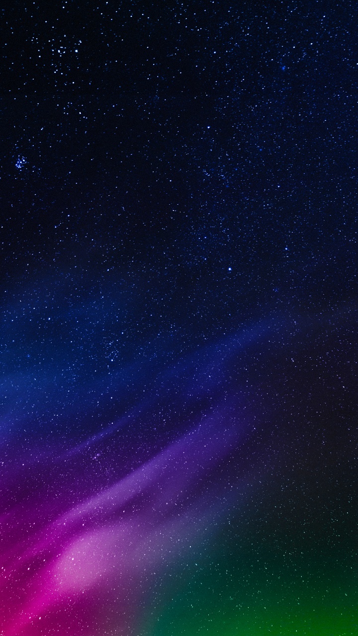 Обои атмосфера, пурпур, природный ландшафт, астрономический объект, звезда в разрешении 720x1280