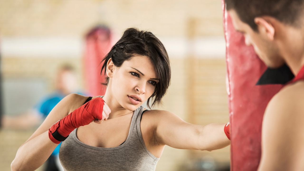 Обои бокс, кикбоксинг, восточные единоборства, плечо, рука в разрешении 1280x720