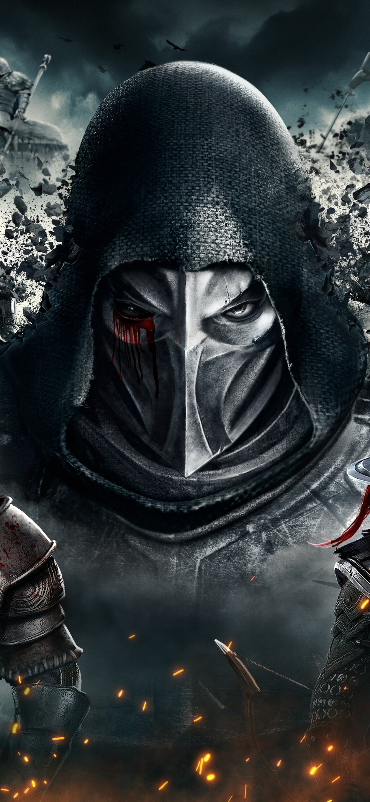 Обои стратегии видео игры, графический дизайн, вымышленный персонаж, многопользовательская видео игра, игры в разрешении 1242x2688