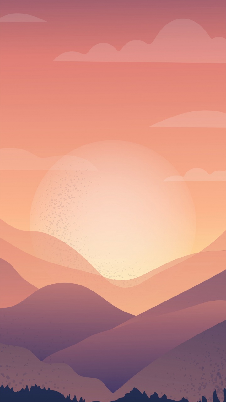 Обои коричневый цвет, атмосфера, экорегион, облако, Апельсин в разрешении 720x1280