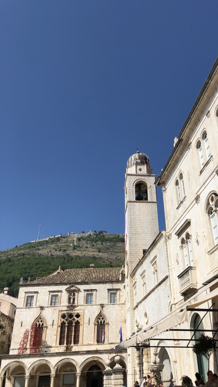 Обои Sponza Palace, путешествие, окно, архитектура, городок в разрешении 720x1280