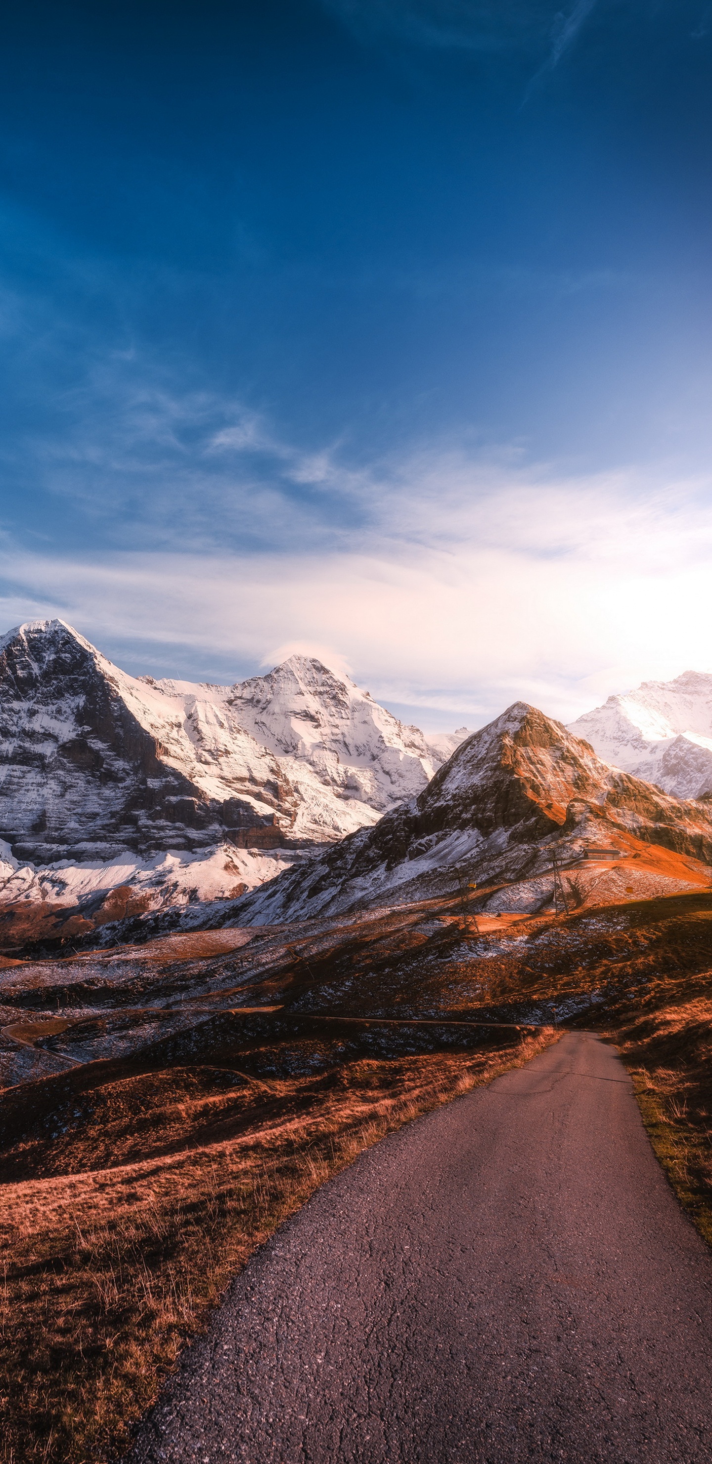 Обои гора, Япония, облако, склон, природный ландшафт в разрешении 1440x2960