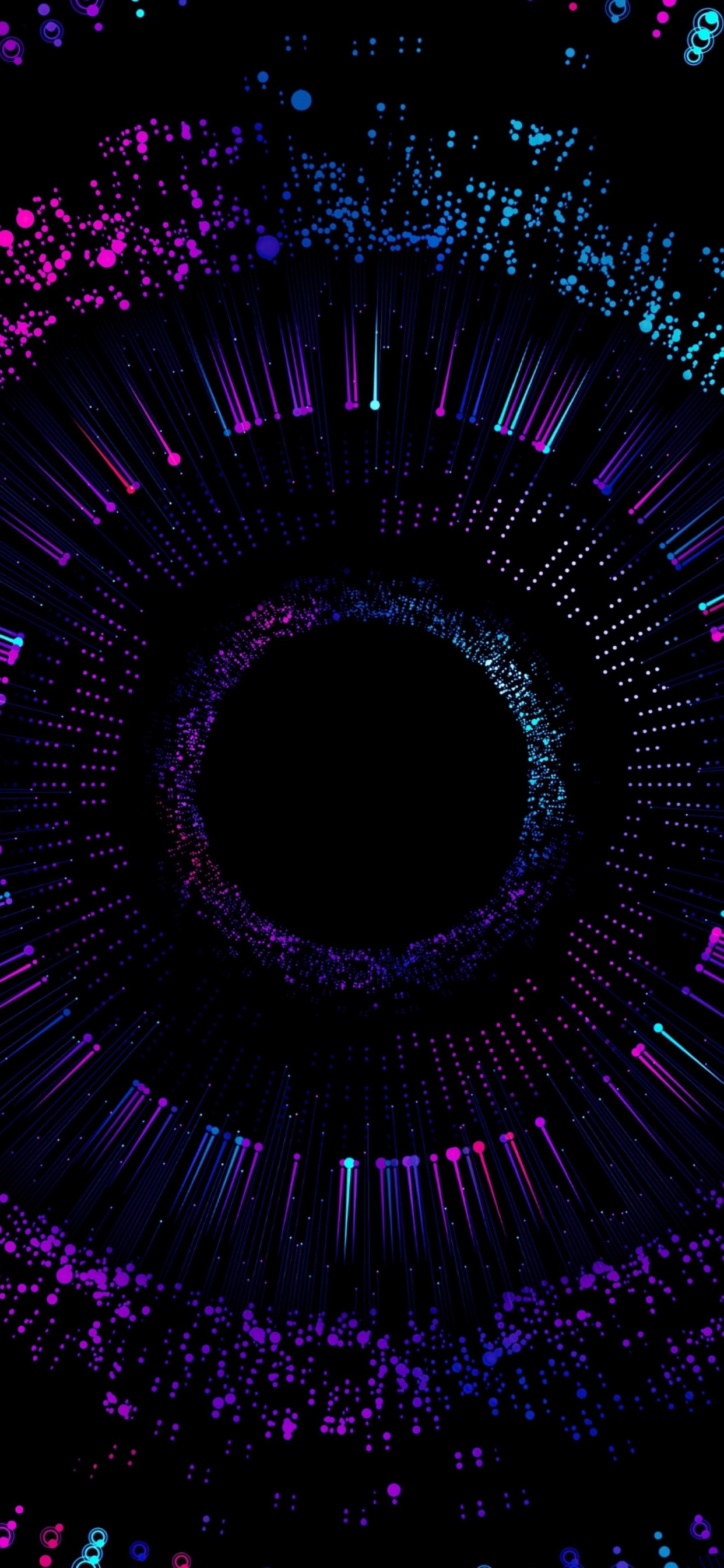 Обои свет, идея, глаз, пурпур, ресничка в разрешении 1242x2688