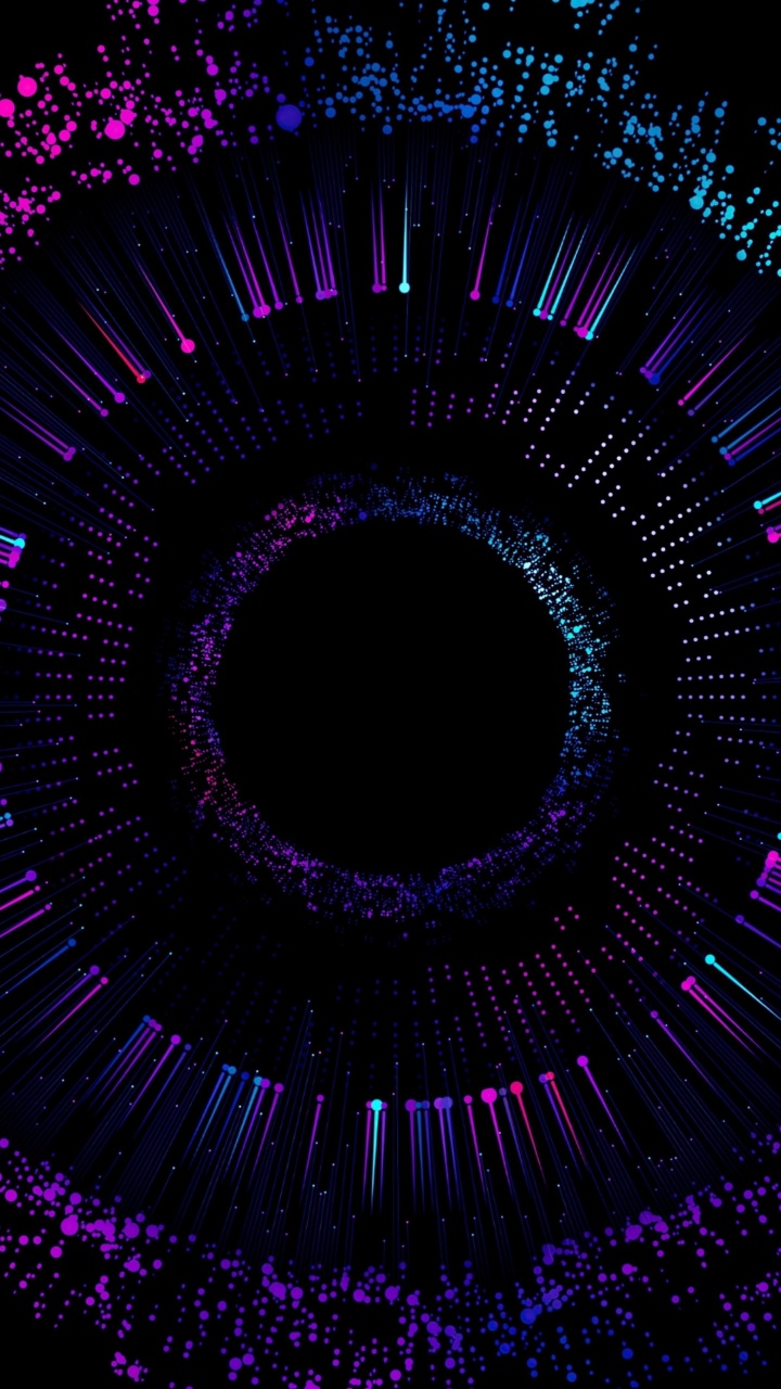 Обои свет, идея, глаз, пурпур, ресничка в разрешении 720x1280