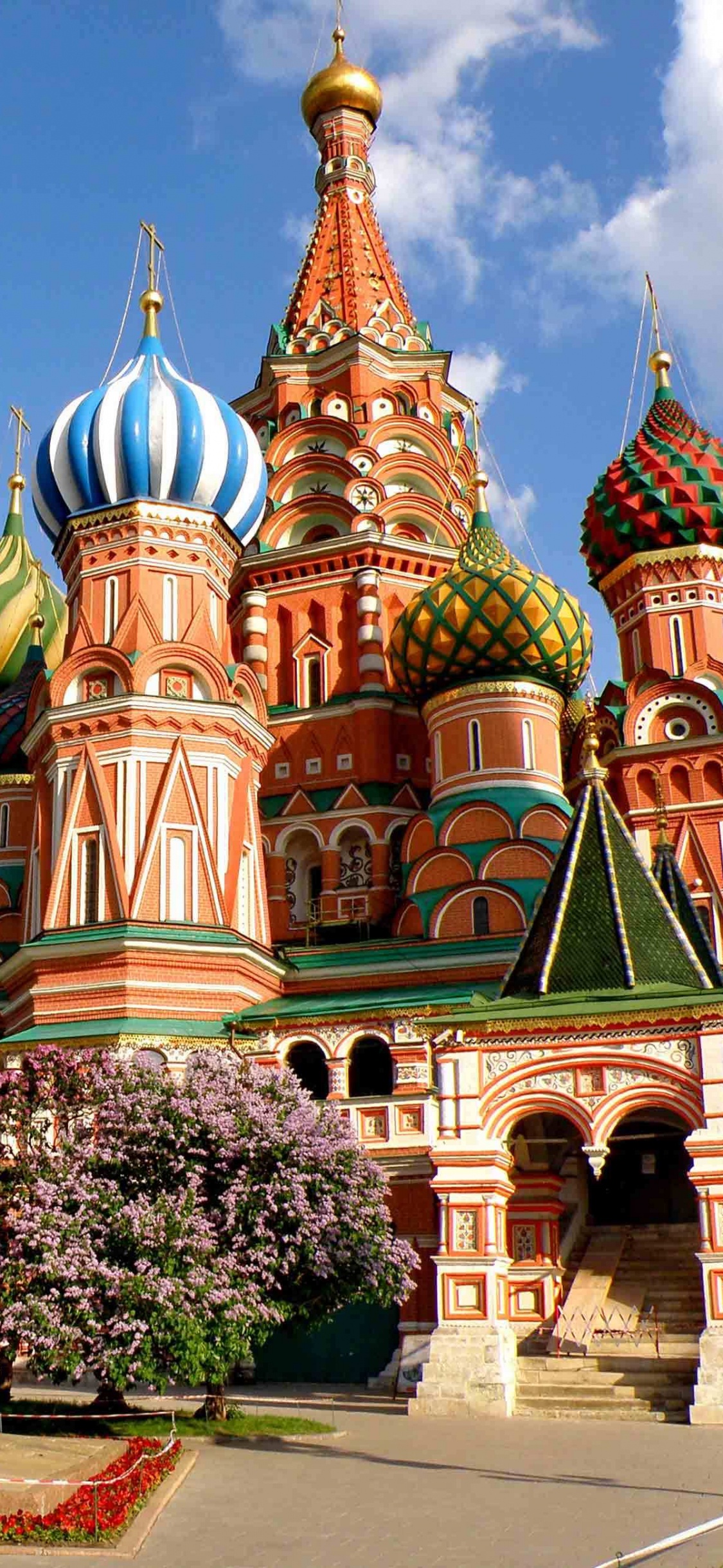 Обои собор Василия Блаженного, достопримечательность, собор, ориентир, здание в разрешении 1125x2436