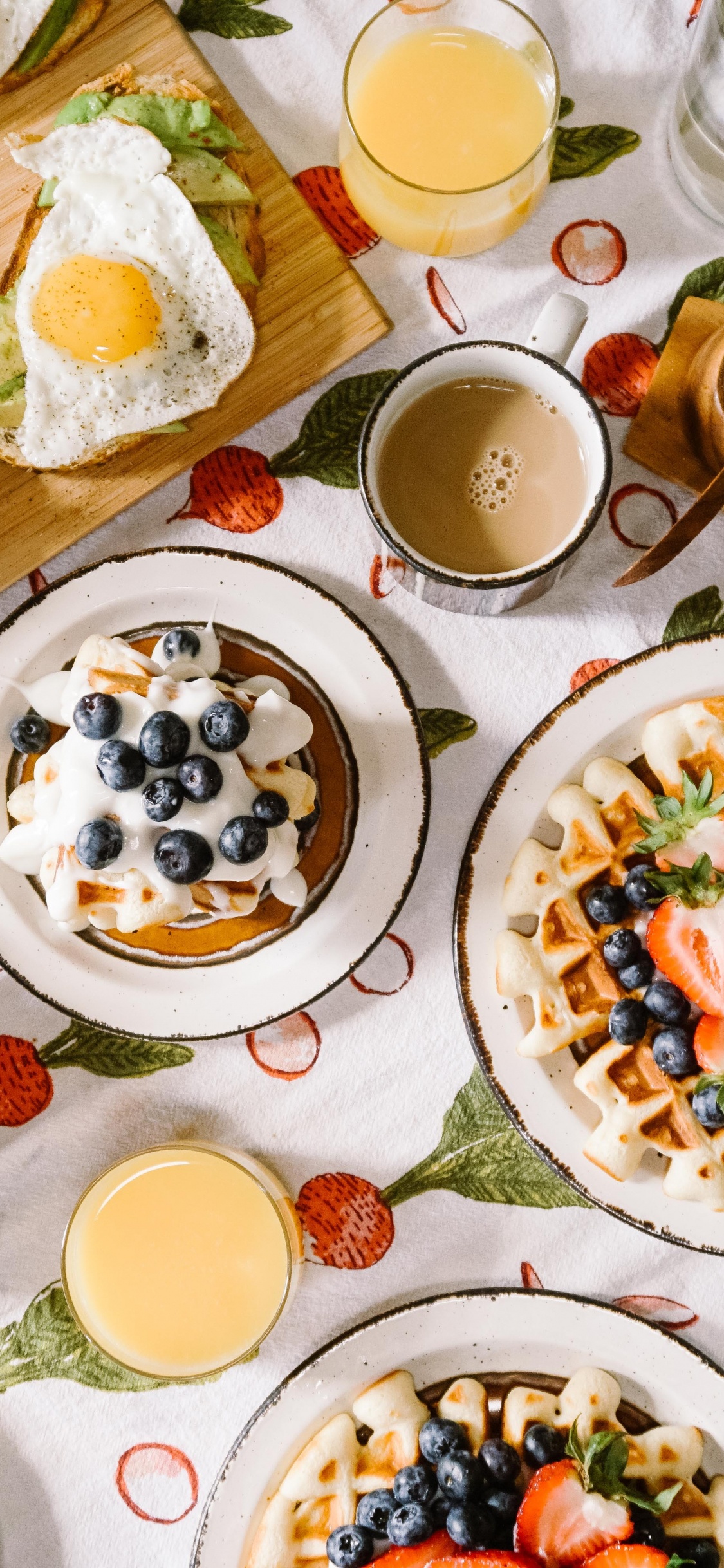 Обои вкусная еда, итальянская кухня, паста, Кулинария, завтрак в разрешении 1125x2436