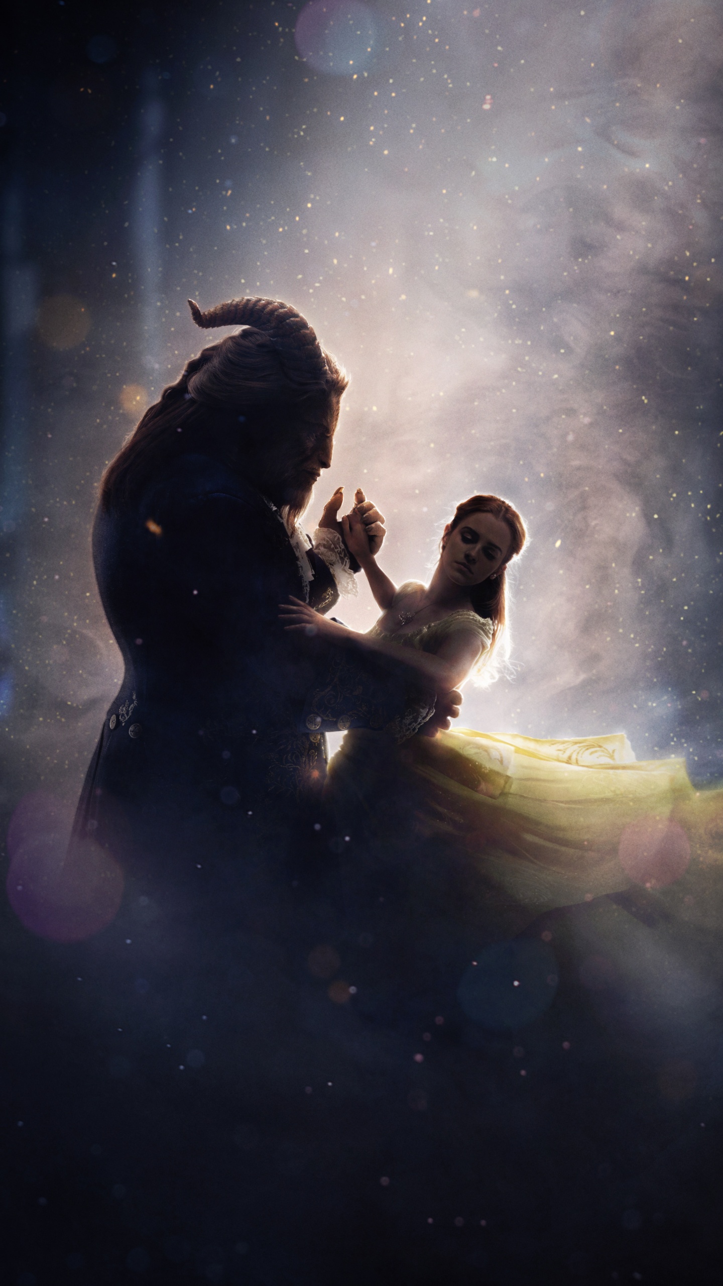 Обои зверь, темнота, свет, атмосфера, ночь в разрешении 1440x2560