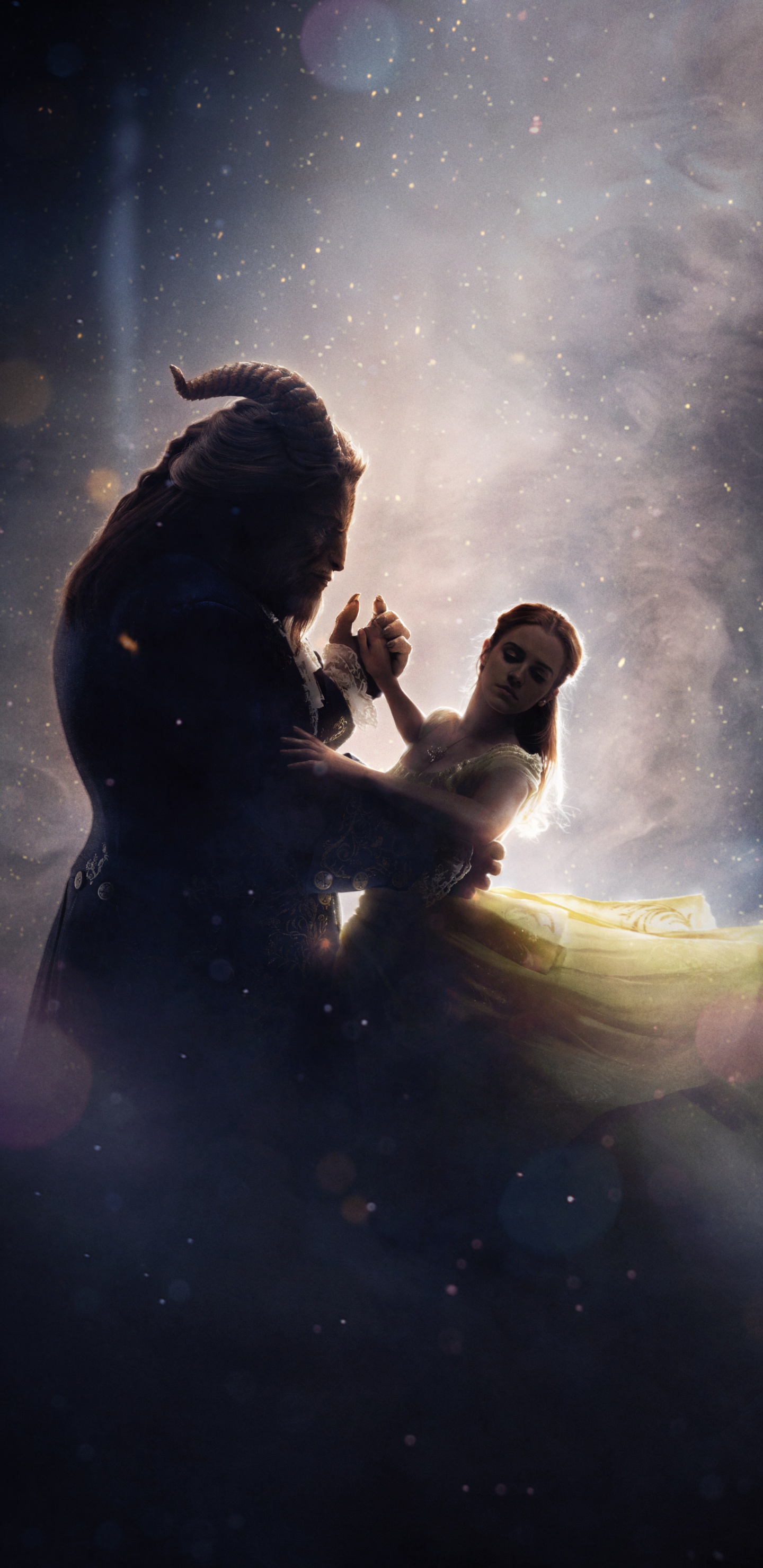 Обои зверь, темнота, свет, атмосфера, ночь в разрешении 1440x2960