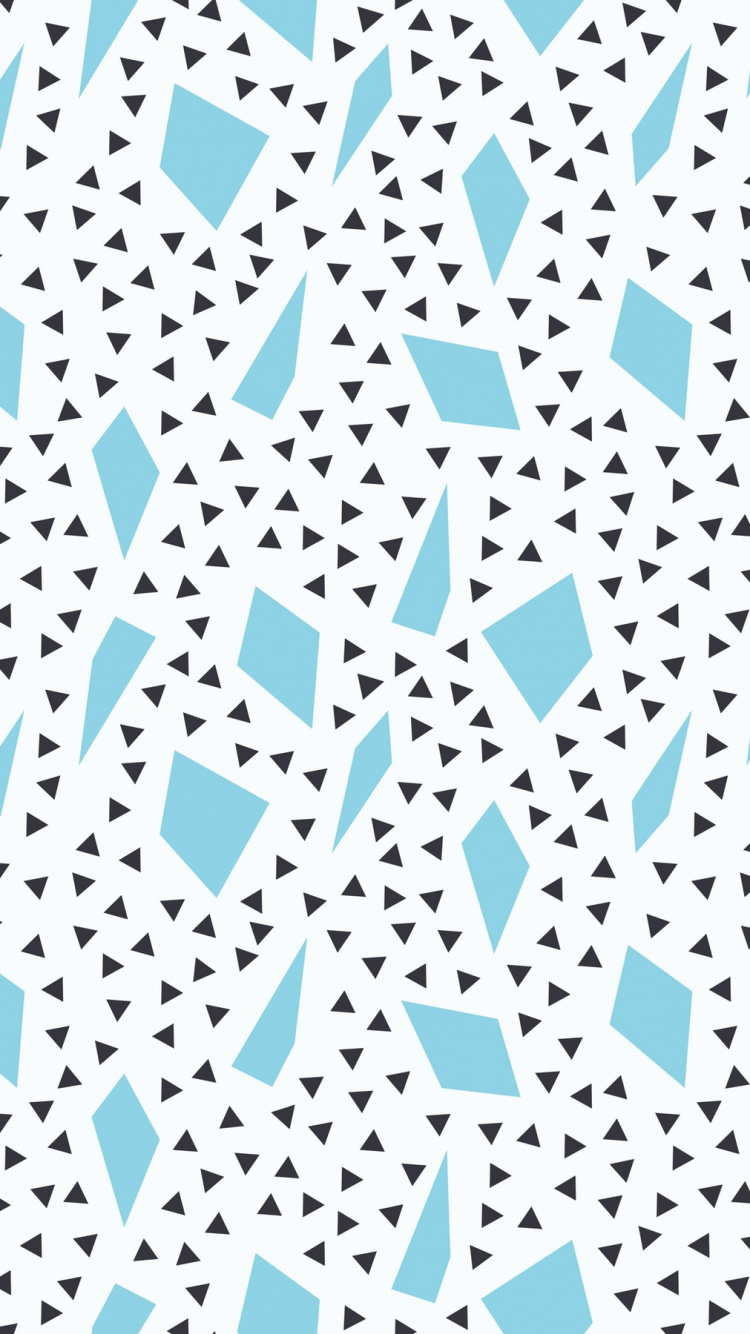 Обои узор, синий, Аква, бирюза, чирок в разрешении 750x1334