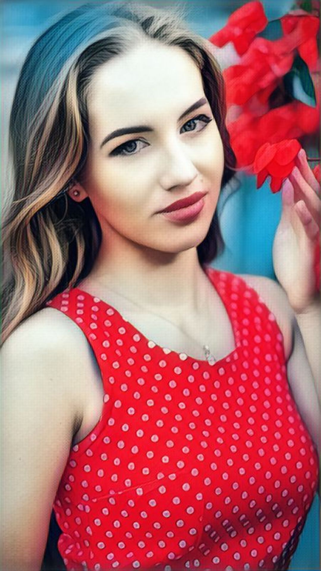 Обои красота, одежда, лицо, волосы, кожа в разрешении 1080x1920