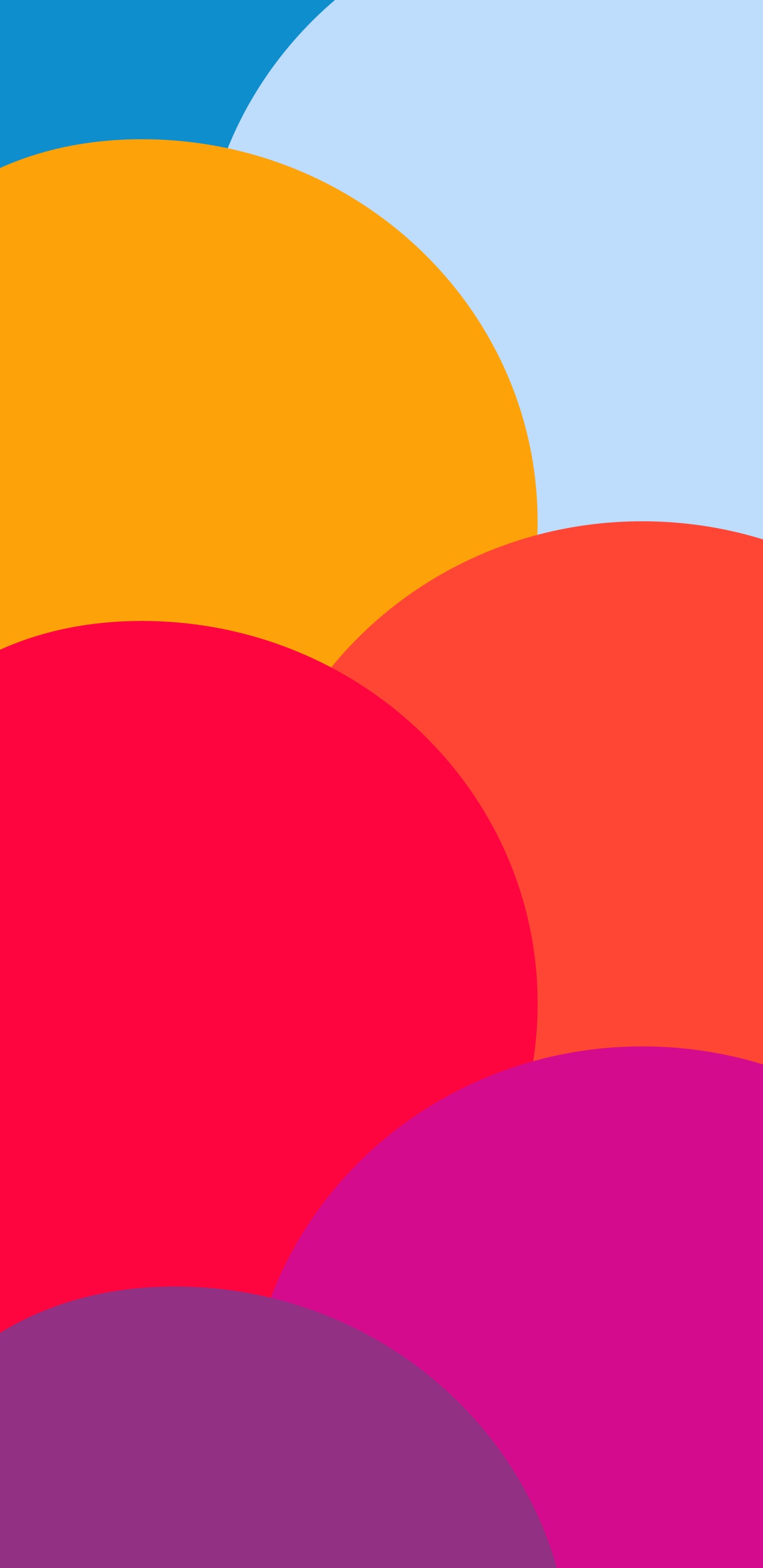 Обои Апельсин, геометрия, математика, красочность, полутона и оттенки в разрешении 1440x2960