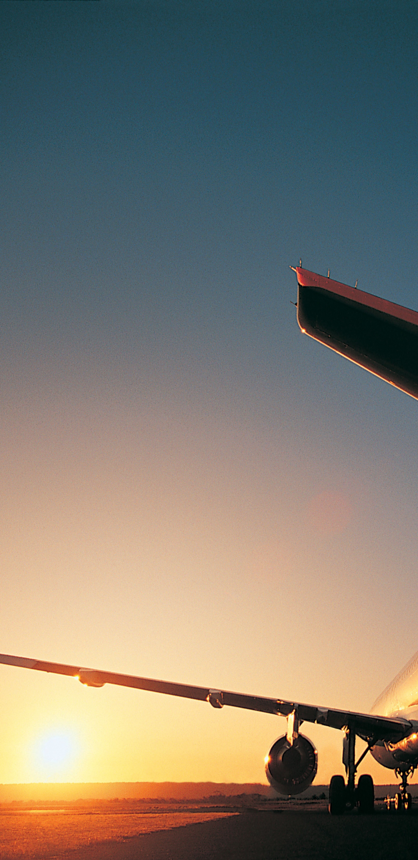 Обои самолет, самолеты, авиация, авиалайнер, авиакомпания в разрешении 1440x2960