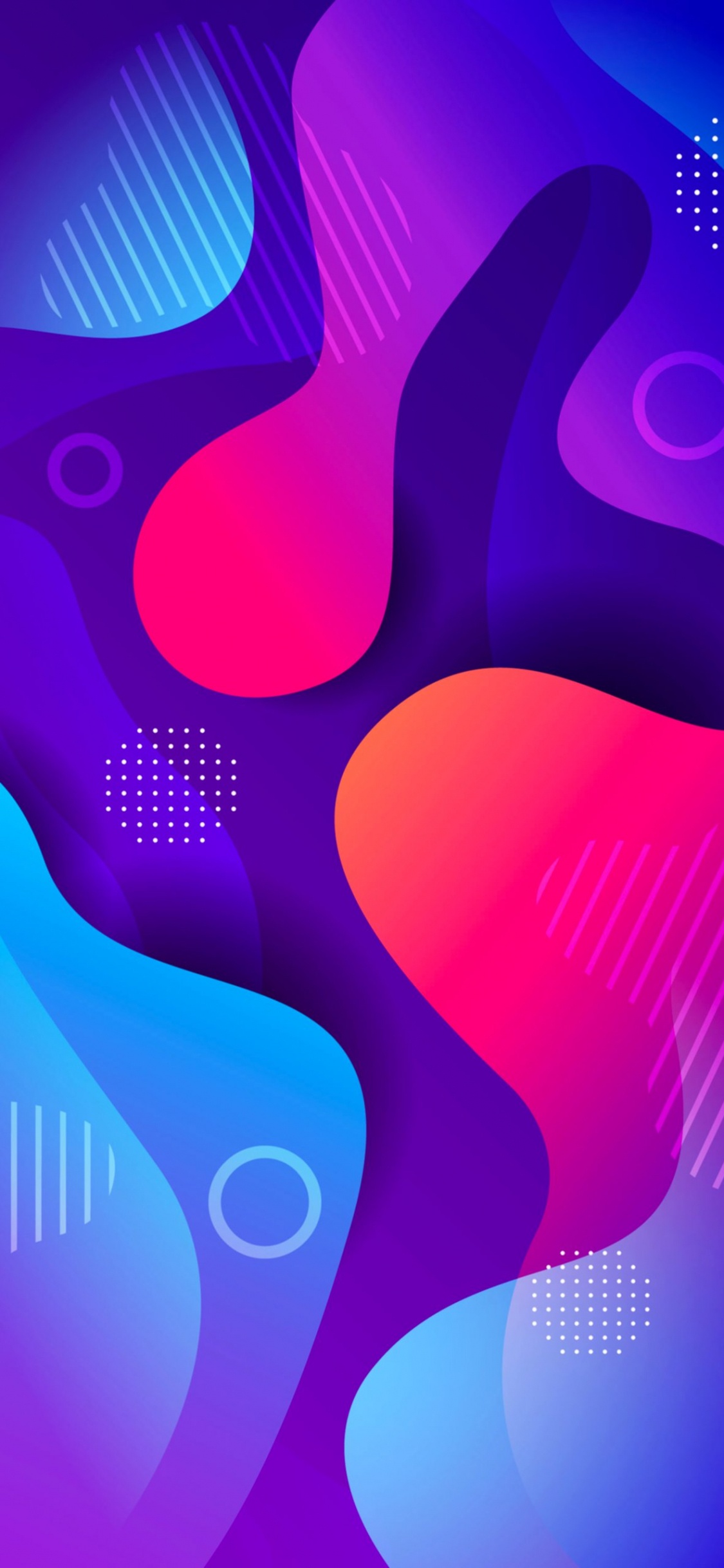 Обои ios, андроид, планшет, абстрактное искусство, красочность в разрешении 1125x2436