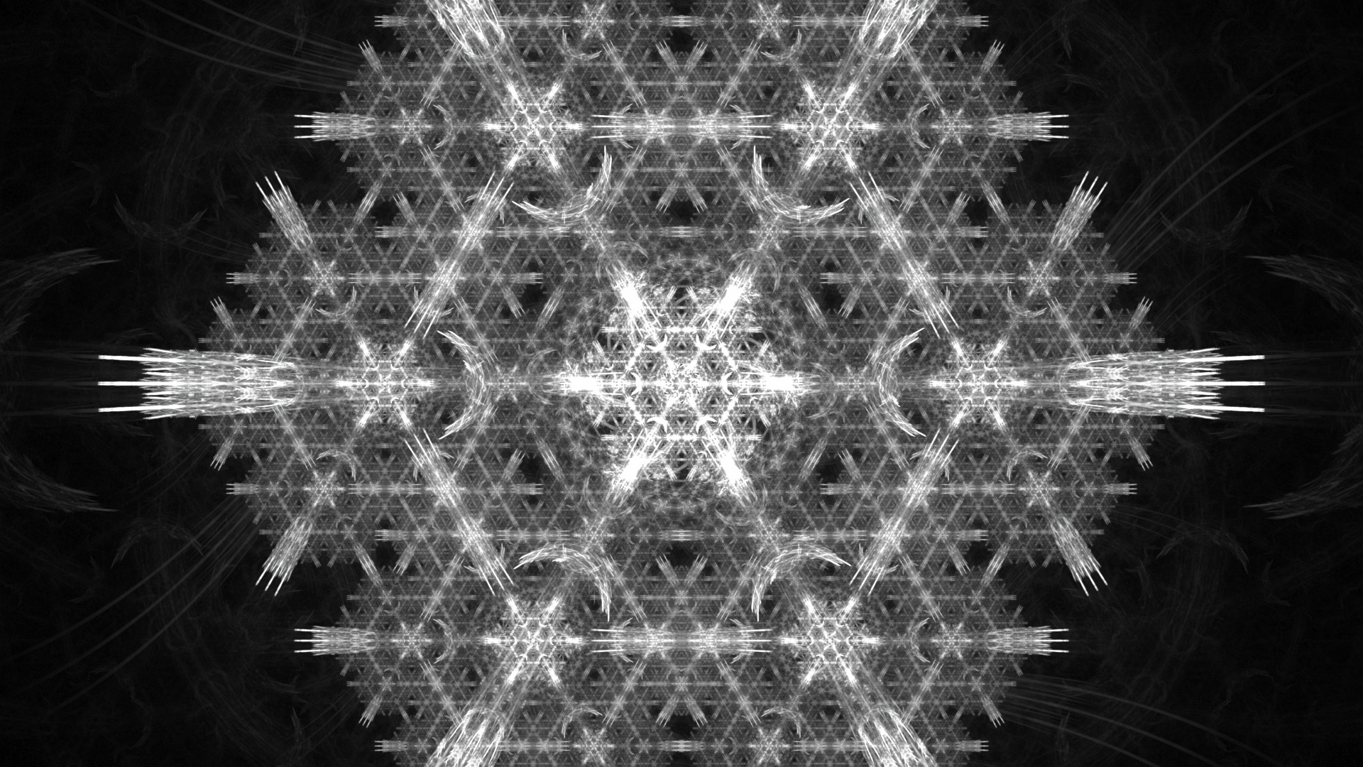 Обои освещение, темнота, узор, свет, Снежинка в разрешении 1920x1080