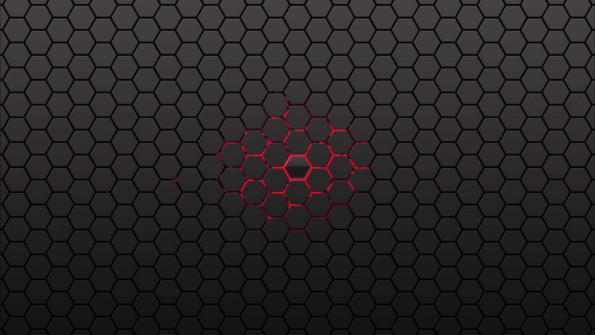 Обои красный цвет, узор, дизайн, круг, металл в разрешении 1920x1080