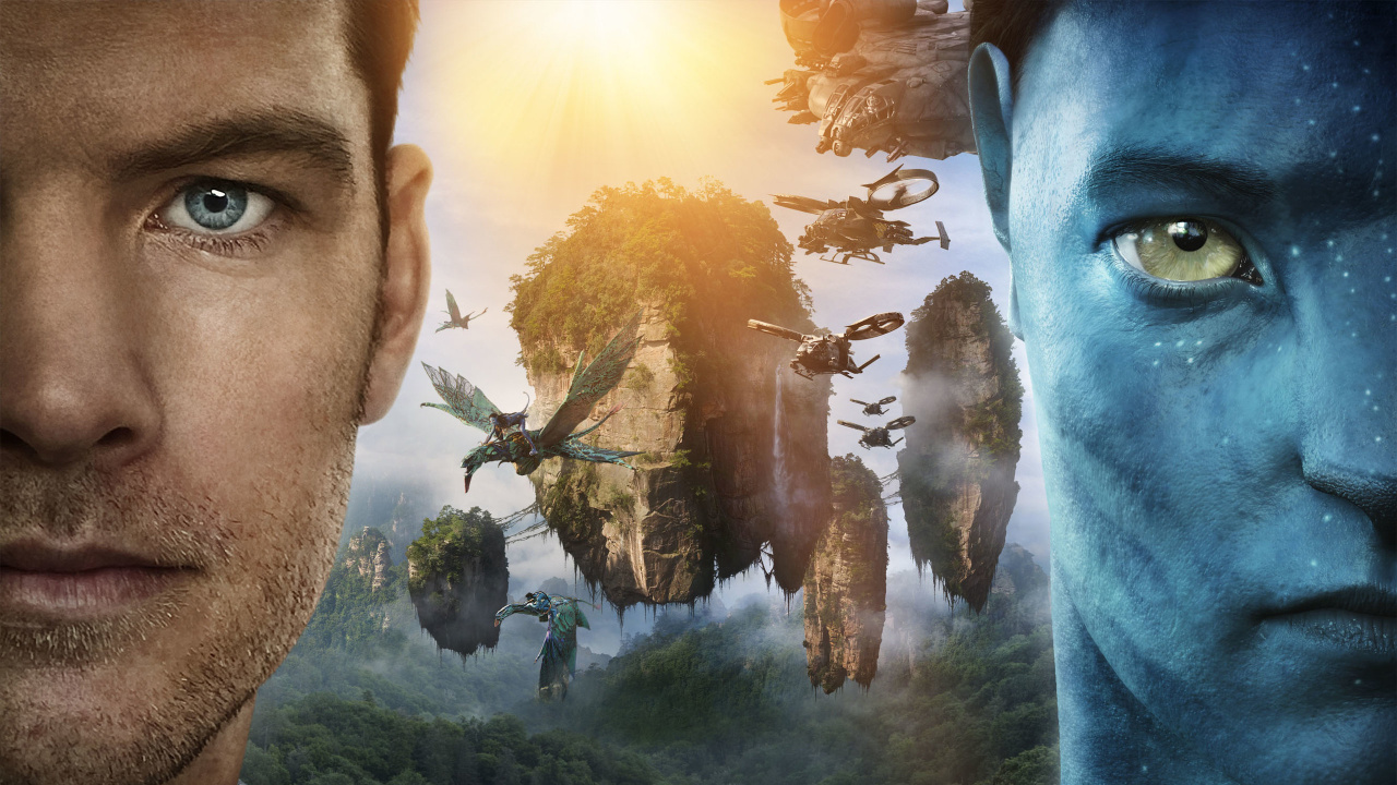 Обои Джейк Салли, лицо, человек, Джейк Вводит Свой Аватар Мир, Чистые духи леса в разрешении 1280x720