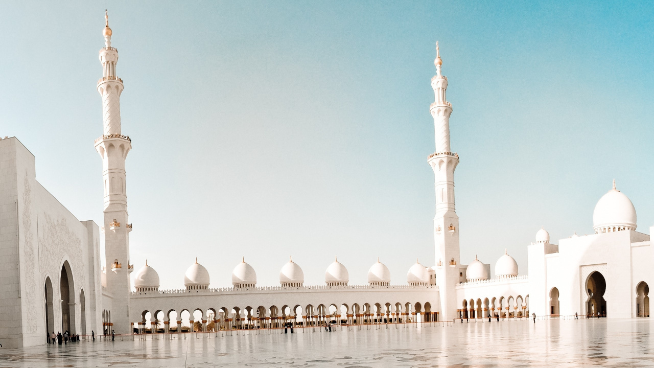 Обои мечеть, ханака, ориентир, место поклонения, историческое место в разрешении 1280x720