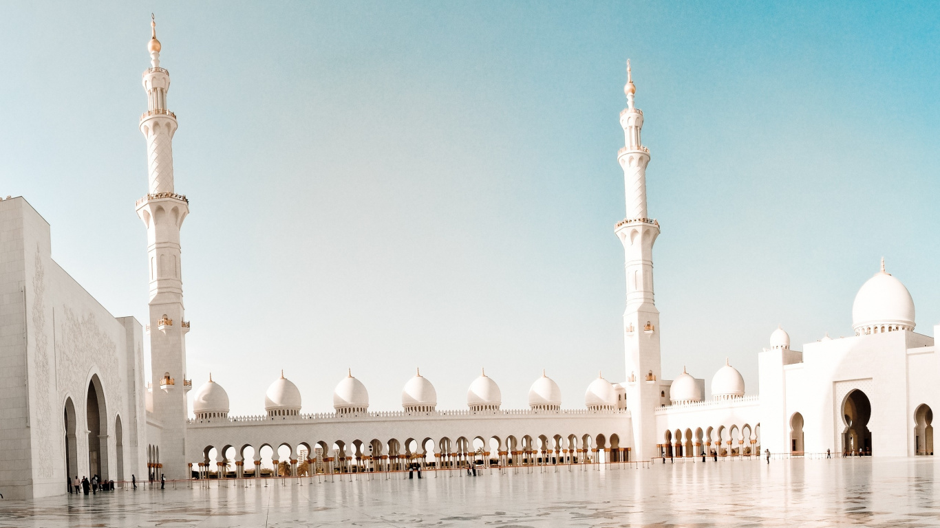 Обои мечеть, ханака, ориентир, место поклонения, историческое место в разрешении 1366x768