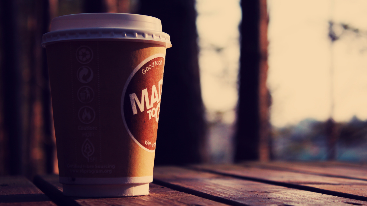 Обои капучино, кофейня, кофейная чашка, чашка, напиток в разрешении 1280x720