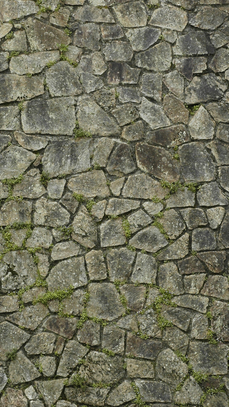 Обои каменная стена, стена, кирпич, камень, узор в разрешении 750x1334