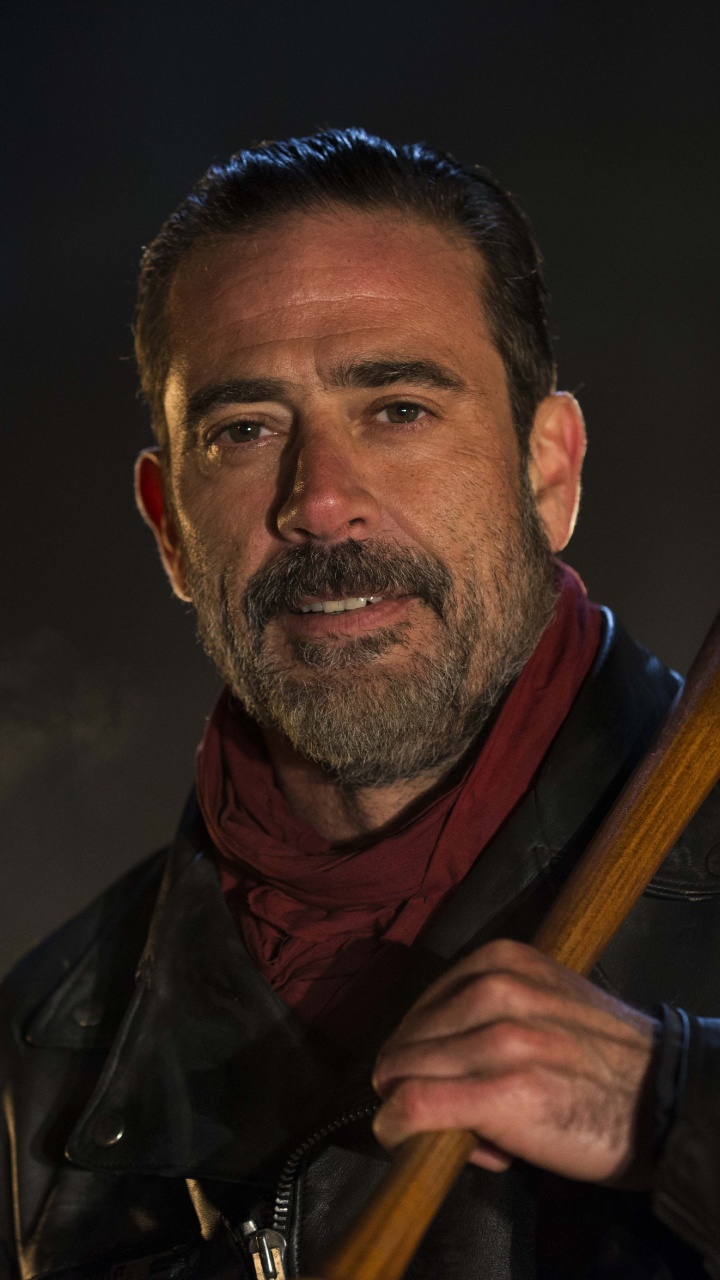 Обои Джеффри Дин Морган, Ходячие мертвецы, Ниган, Ходячие Мертвецы - 6 Сезон, музыка в разрешении 720x1280