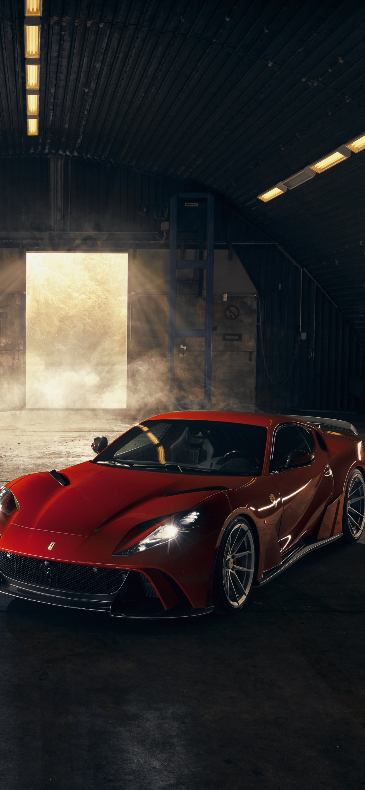 Обои авто, Ferrari, группы novitec, тюнинг автомобилей, суперкар в разрешении 1242x2688