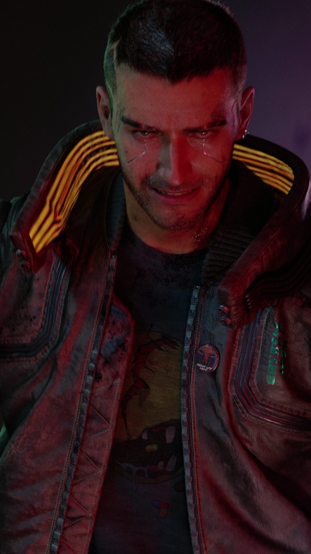 Обои ролевая игра, темнота, cd projekt, Ведьмак 3 дикая охота, куртка в разрешении 1080x1920