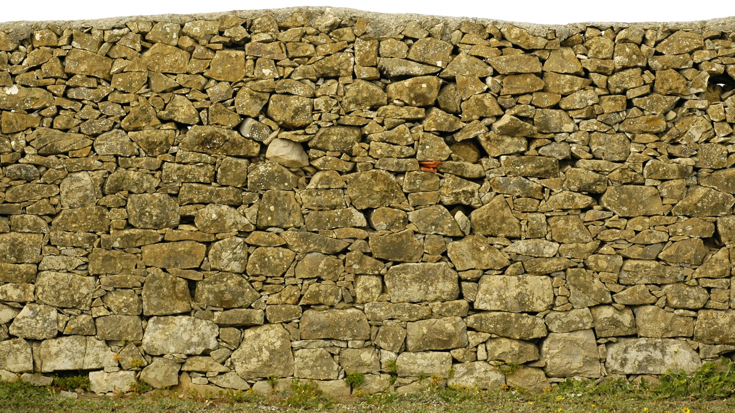 Обои каменная стена, кирпич, стена, камень, рок в разрешении 2560x1440