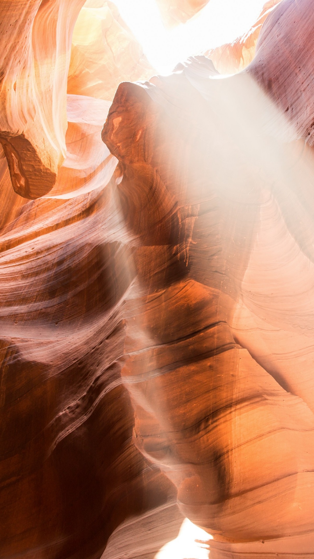 Обои каньон антилопы, каньон, природа, Апельсин, формирование в разрешении 1080x1920