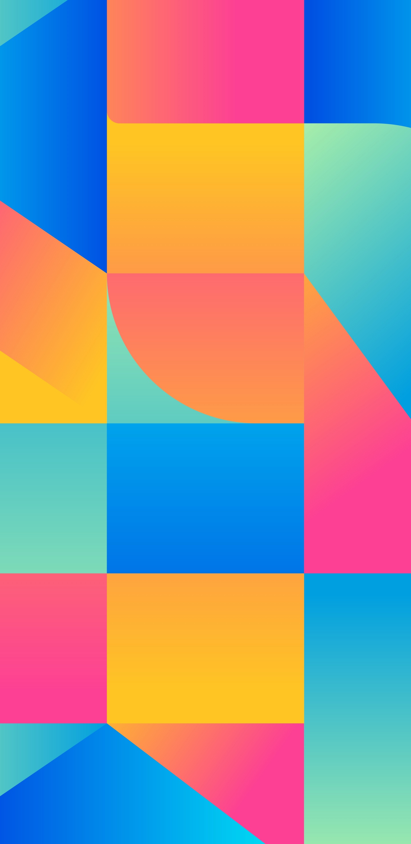 Обои визуальное искусство, графический дизайн, красочность, лазурный, прямоугольник в разрешении 1440x2960