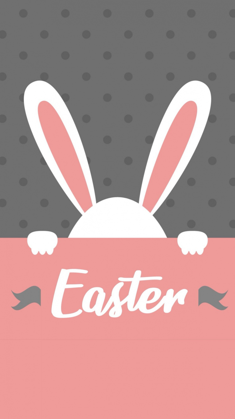 Обои кролик, метраж, телевидение, жест, розовый в разрешении 750x1334