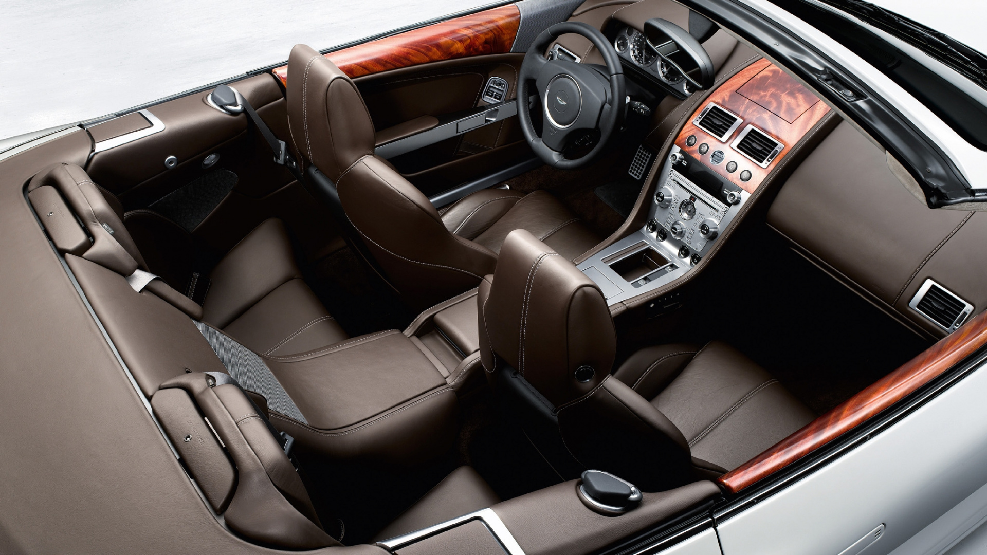 Обои Астон Мартин, Астон Мартин дбс, рулевое колесо, средний кронштейн, руль в разрешении 1920x1080