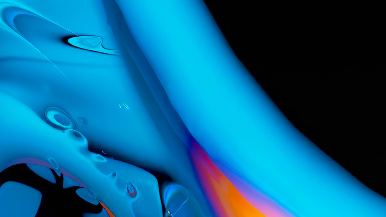 Обои телефон, каракули стены, жидкий, вода, лазурный в разрешении 1280x720