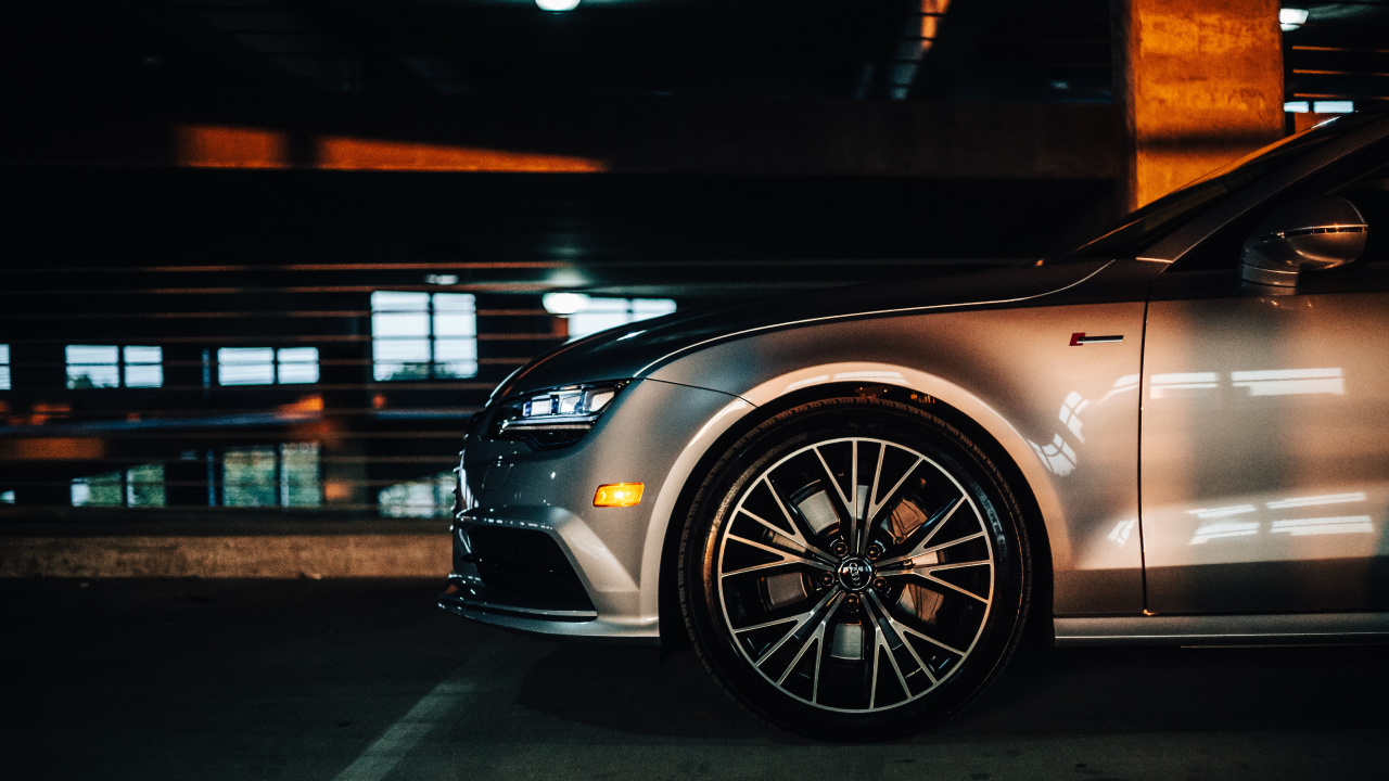 Обои авто, audi, Литые диски, колесо, обод в разрешении 1280x720