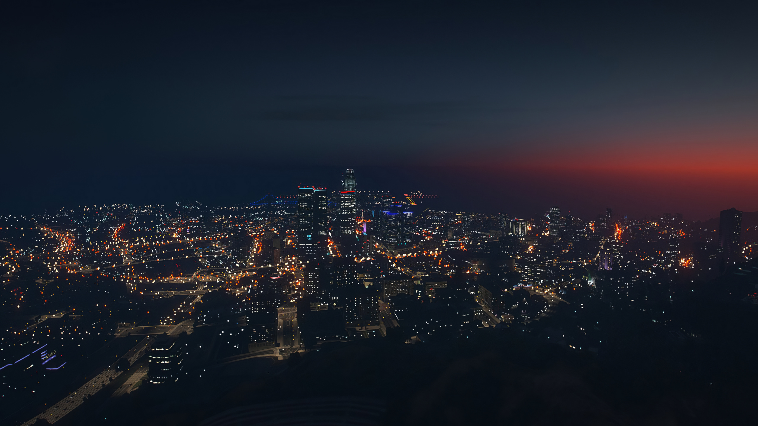 Обои городской пейзаж, атмосфера, мир, башня, электричество в разрешении 2560x1440