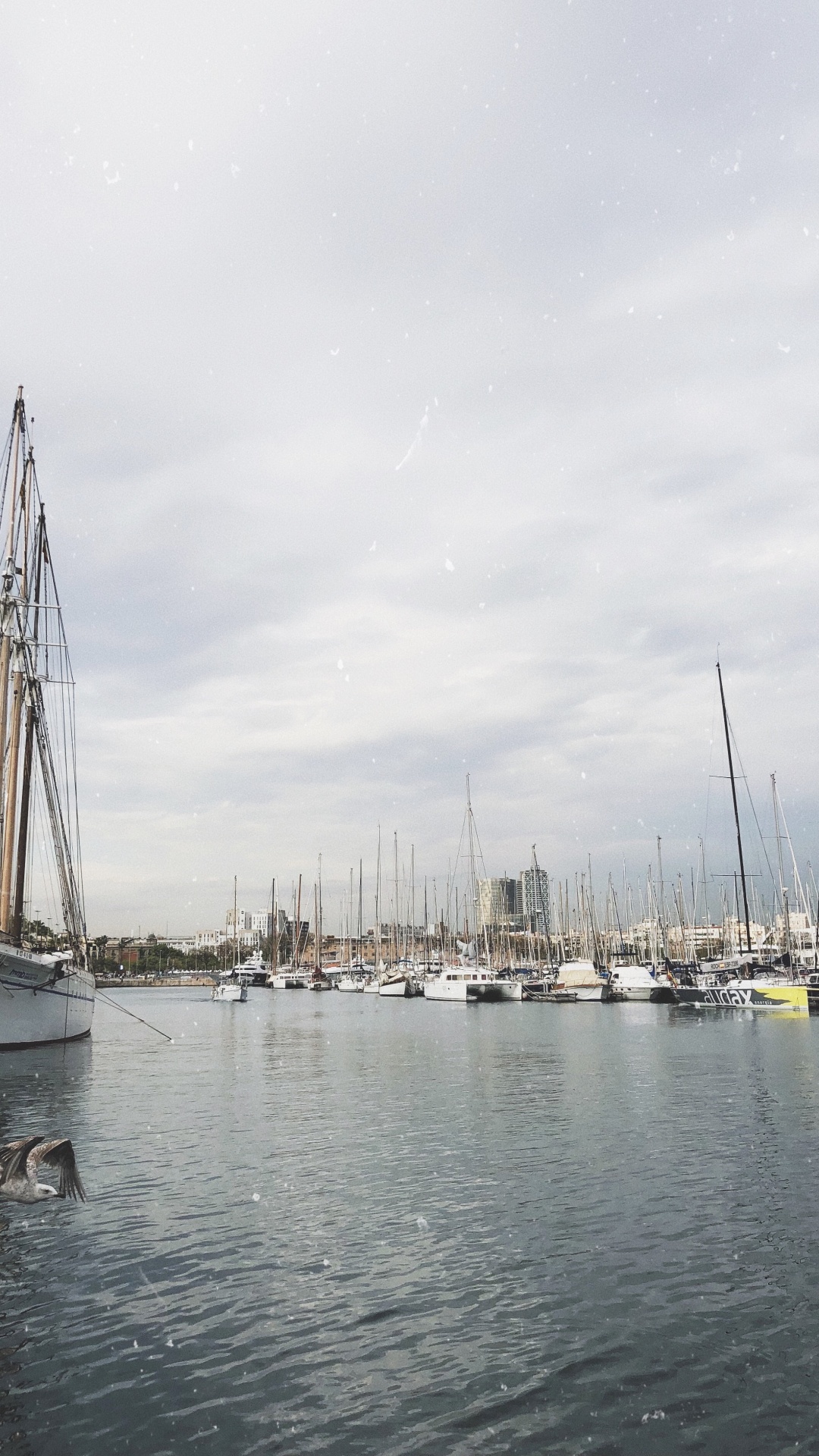 Обои Марина, мореплавание, мачта, лодка, парусная шлюпка в разрешении 1080x1920