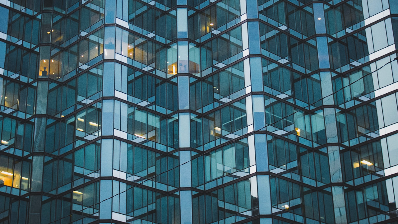 Обои метрополия, здание, небоскреб, лазурный, башня в разрешении 1280x720